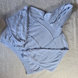 Aerie Light Blue Hooded Pullover